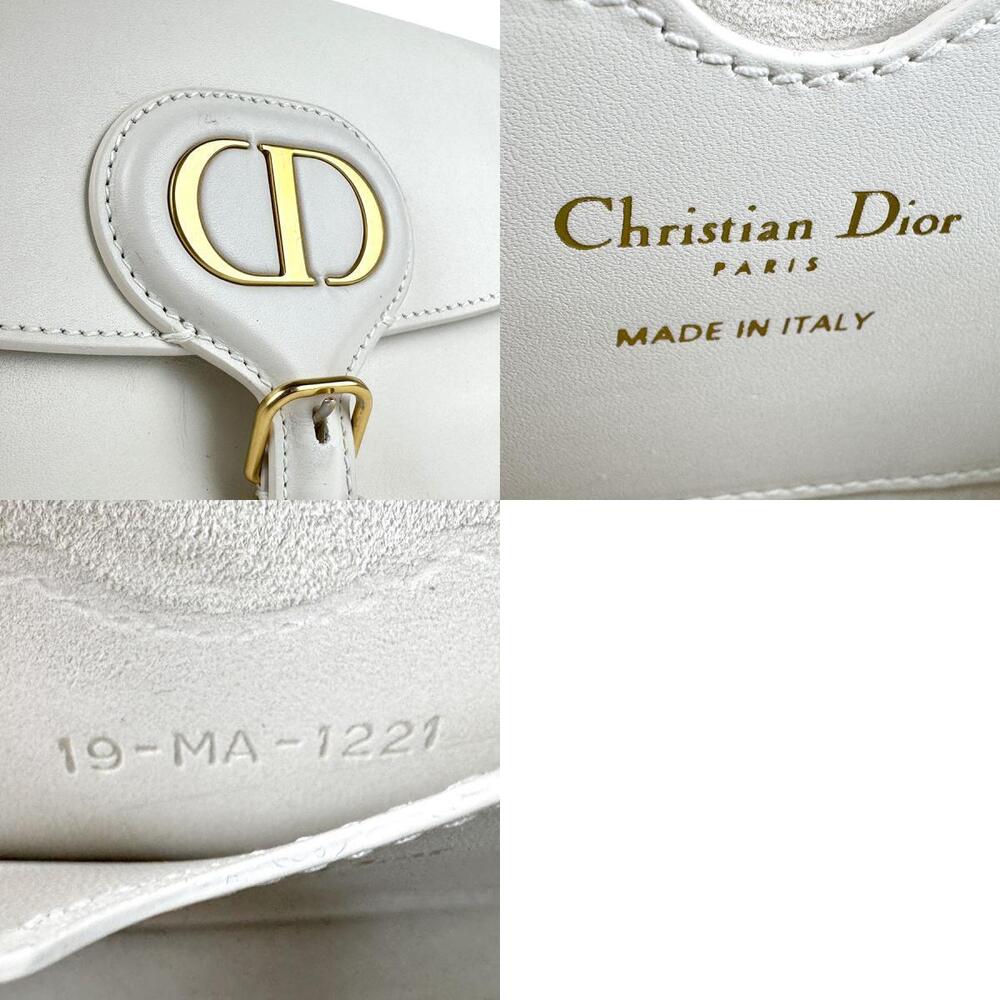 Christian Dior Boy East West Shoulder Bag Leather White - Picture 5 of 5